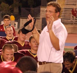 Coach Bonis Addresses Team